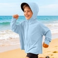 thumbnail image 7 of akafmk Girls Sun Protection Jacket Lightweights Hooded Zip Up with Thumb Holes Summer Fall Outerwear for Boys 1-13 Years, 7 of 7