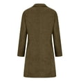 thumbnail image 5 of Hfyihgf Wool Blend Peacoats for Women Notched Lapel Single Breasted Trench Coat Long Sleeves Winter Overcoat z2-Bronze M, 5 of 5