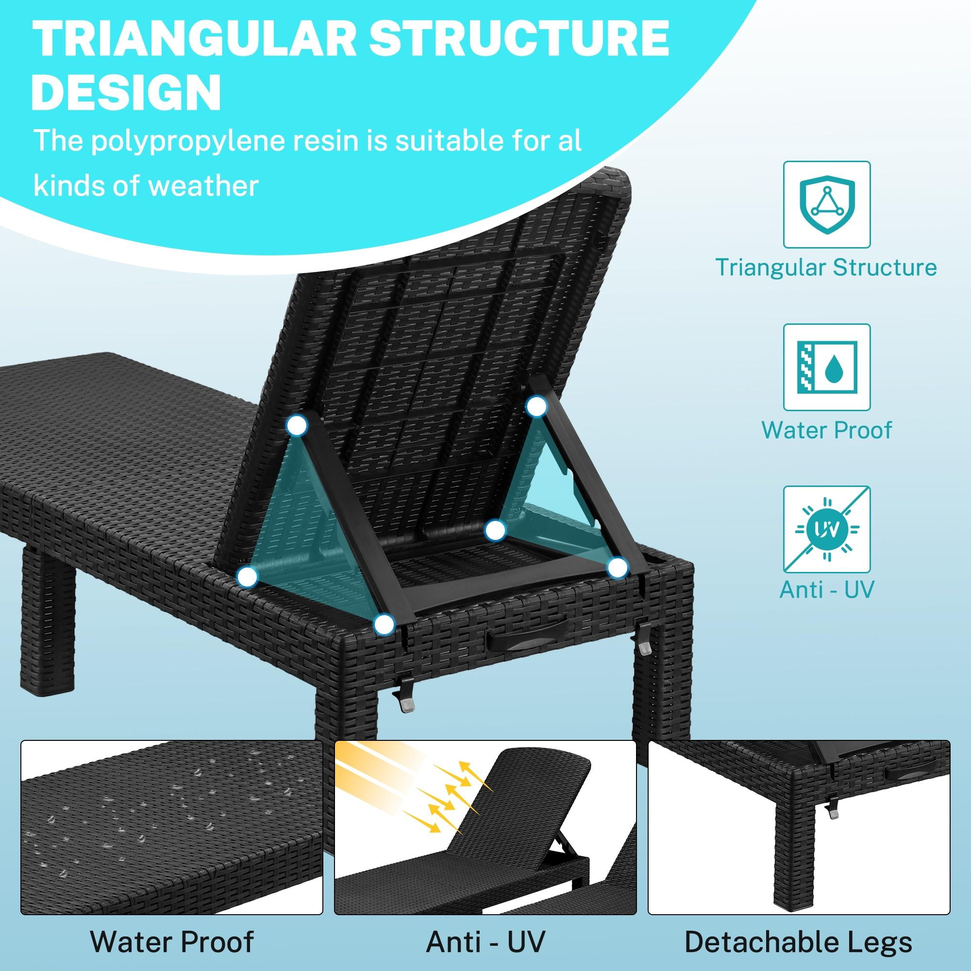 Resin lounge chairs walmart new arrivals