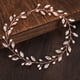 thumbnail image 4 of Diadema de boda para mujer, forma de hojas de cristal, reunión, aniversario, compromiso, fiesta de oficina, decoración para el cabello, diadema Ropa, zapatos y accesorios Miscelánea Oro rosa Jumpingount AP013100-02, 4 of 6