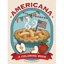 Americana: A Coloring Book, (Paperback)