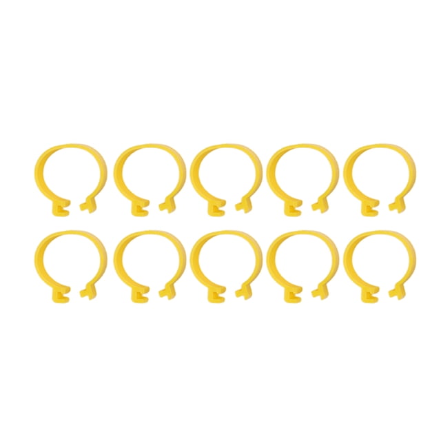 Poultry Feet Rings,100PCS Chicken Ankle Rings Plastic Duck Leg Bands Clips Chicken Ankle Rings Top of the Line