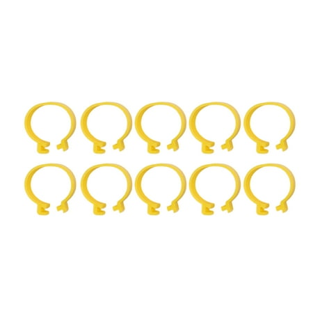 

Poultry Feet Rings Helping Identify Poultry Duck Leg Bands Clips For Geese Yellow 18mm/0.71in
