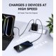 thumbnail image 3 of [Cargador] Cargador de pared Dulums USB C de 50 W y 5 puertos PD Fast Charge, 3 of 7