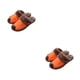 thumbnail image 3 of Minnieouse Zapatillas de casa Suministros de invierno Calzado cálido Zapatos impermeables de fondo Estilo coreano Hombre Mujer Suavidad Naranja 27 (39-40) 2piezas, 3 of 6