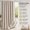 Beige, variant on Extra Long Linen Scalloped Waterproof Shower Curtain with 12 Metal Hooks, Washable Fabric, Thick Neutral Bathroom Curtain with Black Border, 72x108 inches, Cream
