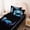Black Blue, variant on JJCOITR Construction Truck Printed Zipper Bedding Sets Twin Lightweight Microfiber Forest Car Comforter Sets with Fitted Sheet Pillow Covers,White Grey
