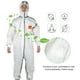 thumbnail image 3 of Traje de protección química ropa protectora Mono blanco Traje de protección corporal Traje de protección general Ropa sellada Combinada A prueba de polvo Impermeable, 3 of 8