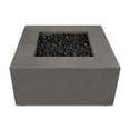 thumbnail image 3 of Real Flame Estes 40" Square Concrete Propane Fire Pit With Hidden Tank in Carbon by Jensen Co., 3 of 8