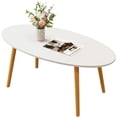 thumbnail image 1 of Mesa de Centro para Sala Mesa Auxiliar Mesas Laterales Recibidor Mesitas Lateral Coffee Table Minimalista Pequeña la Moderna Madera Mesa Decorativa Oficina y Hogar (Blanco), 1 of 4