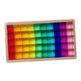 thumbnail image 3 of Yinanstore Cube Blocks Set Acrylic Cubes Educational Transparent Spatial Awareness Stacking Game GEM Stacking Blocks for Girls Boys Gift 50pc, 3 of 8