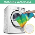 thumbnail image 6 of Rainbow Tie Dye Mandala Pattern Square Tablecloth,Waterproof Square Table Cover,Wipeable Spillproof Washable Table Cover for Home Kitchen Party Decor 52"x52"(132x132cm), 6 of 6