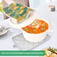thumbnail image 3 of Yayeee Pot Holders Kitchen Heat Resistant with Pockets 7"x9.8" Cotton Oven Cooking Hot Pads, Whimsical Dinosaur Pattern, 3 of 7