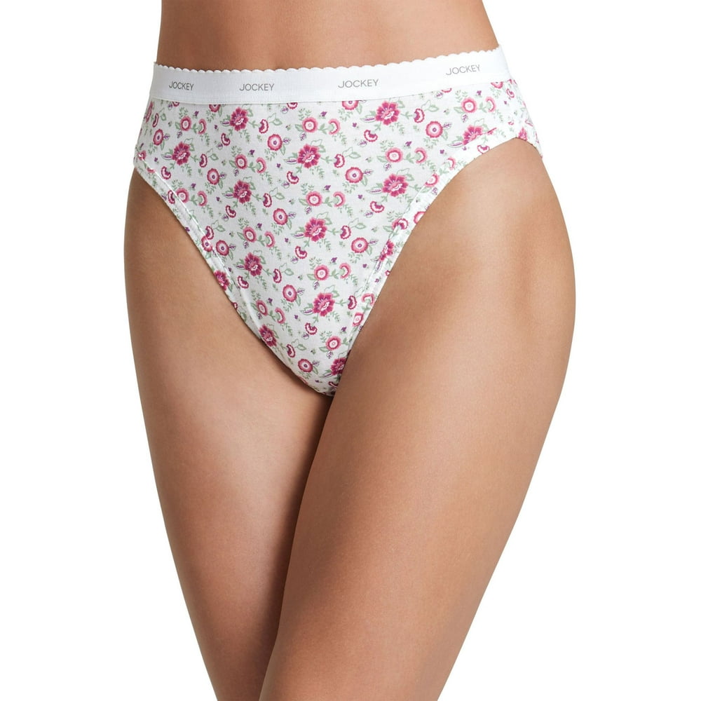 Jockey Jockey Women's Classic French Cut Briefs 3 Pack, Berry