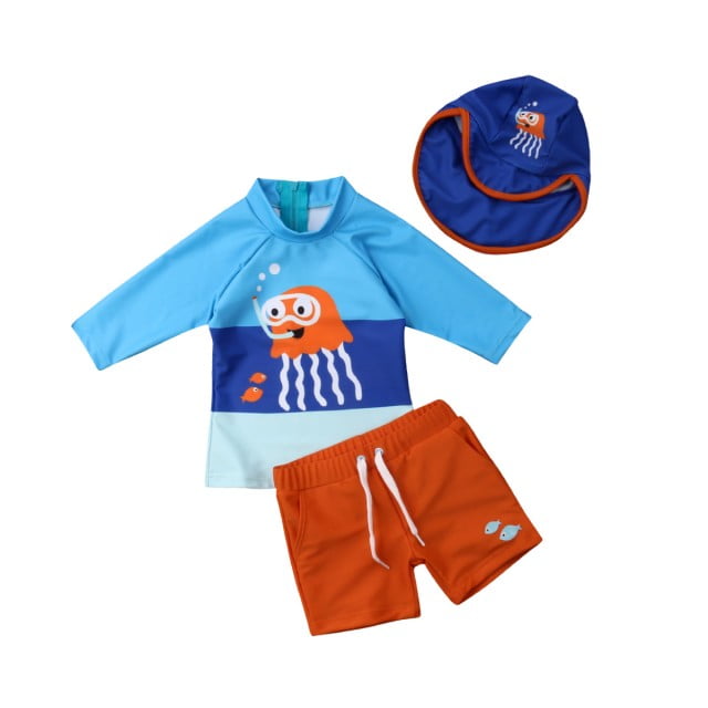 baby boy sun protection suit