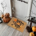 thumbnail image 6 of Fall Season Mat Halloween Thanksgiving Door Mat Home Decorations, Non-Slip Welcome Doormat for Front Door, Indoor Outdoor Fall Rug for Home Kitchen Floor Halloween Decor 16 X 24 Inch,MA, 6 of 9