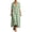 Green, variant on Wsysadlol Summer Dresses for Women Casual Plaid Print Button Up Shirt Dress Lightweight Breathable Half Sleeve Loose Long Tunic Plus Size Beach Cover Up And Loungewear