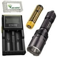 thumbnail image 2 of Combo: Nitecore Tiny Monster TM03 CRI CREE XHP70 LED Flashlight -2600 Lumens -Includes 1x IMR 18650 Battery +UM10 Charger +FREE Battery Case, 2 of 10