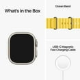 thumbnail image 4 of Apple Watch Ultra  (GPS + Cellular) 49mm - Jaune Bracelet Océan, 4 of 4