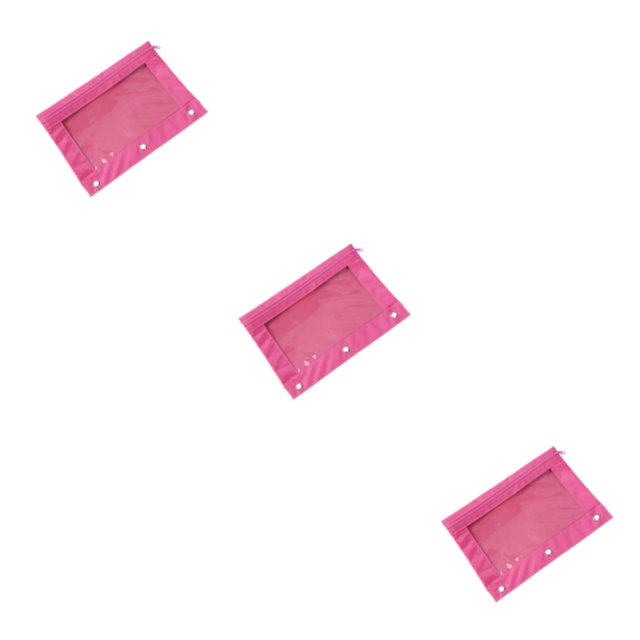 Transemion Easy To Carry And Organize Documents With Stylish Pouch Easy To Organize Items Pink 3Set