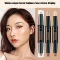 thumbnail image 2 of Wmool Double-Ended Makeup Foundation HighlighterStick Nose Shadow UK Home, 2 of 8