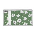 thumbnail image 2 of JIALIOU Nylon Trifold Card Wallet with ID Window Zipper Pocket for Men Women Teen Beautiful Abstract Flowers, 2 of 7