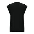 thumbnail image 5 of Erwazi Women's Loose Sleeveless Sweater Vest Casual Solid Color V Neck Knitted Pullover Top, 5 of 6