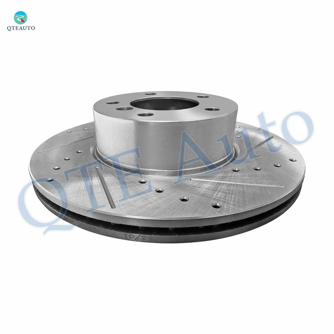 Set of 4 Front 312mm-Rear 300mm Drilled Slotted Brake Disc Rotors For 2007 2008 328XI