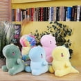 thumbnail image 4 of 2026 25cm Squishy Dinosaur Doll Plush Toy Sitting Soft Dino Plushie Colorful Little Cartoon Kawaii Animal Peluche Kids Birthday, 4 of 5