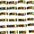 thumbnail image 4 of K-KED 30pcs Electrocardiograma Heart Beat Mood Ring Stainless Steel Color Change Ring-style mix, 4 of 9