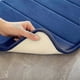 thumbnail image 3 of Memory Foam Bath Mats Non Slip Bathroom Mat(Blue), 3 of 5