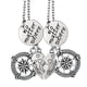 thumbnail image 1 of 2 collares con colgante de corazón para madre e hija con cadena de plata, regalo para el Día de la Madre., 1 of 4