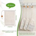thumbnail image 2 of Paquete de 36 bolsas exfoliantes, bolsa de barra de malla de sisal Saver con cuerda para, 2 of 5