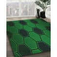 thumbnail image 3 of Ahgly Tapis d'Intérieur Lavable en Machine Carré Vert Forêt Foncé, 3 Pieds Carré, 3 of 7