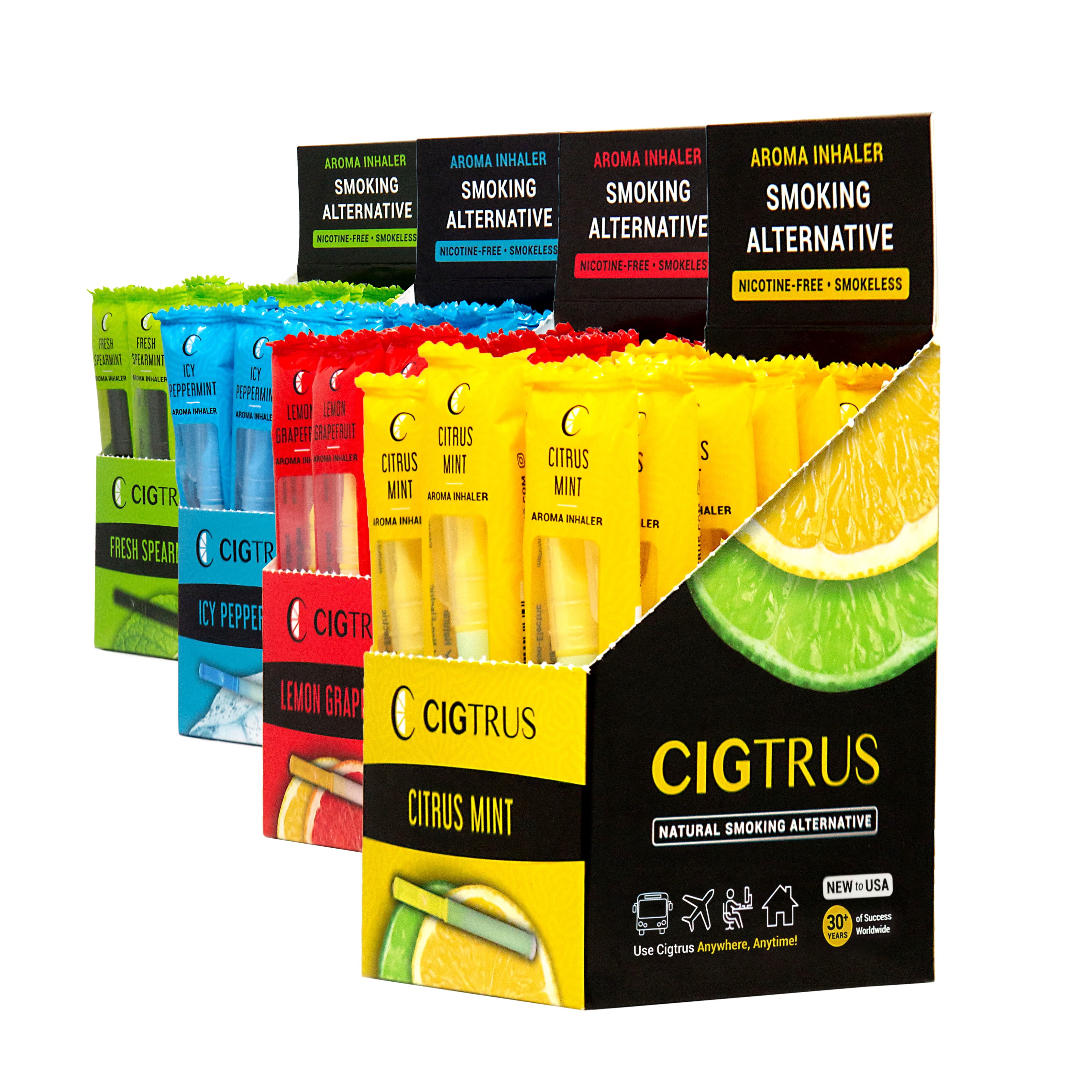 Cigtrus Natural Quit Smoking Aid Craving Relief Tobacco Free Nicotine Free Non Electric Oxygen
