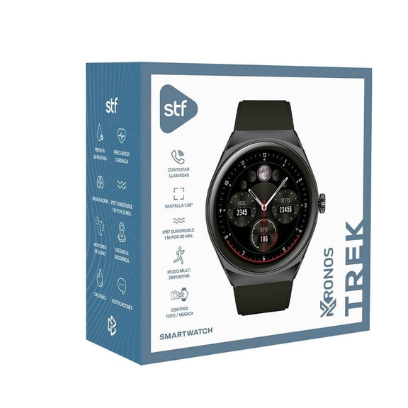 Smartwatch STF Kronos Trek Negro