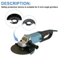 thumbnail image 4 of Uxcell Grinder Guard 5" 135mm Dia Metal Adjustable Angle Grinder Protector Cover, 4 of 6