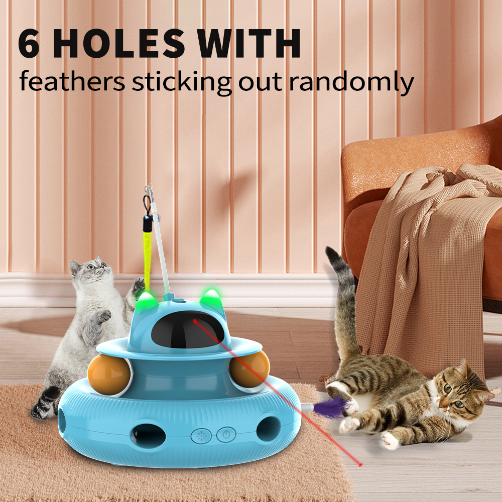 Cornmi 4-In-1 Interactive USB Rechargeable Cat Toy photo 8