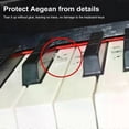 thumbnail image 4 of 54/61/88 Key Piano Stickers PVC Transparent Piano Keyboard Piano Stave Electronic Keyboard Name Note Sticker Accessories, 4 of 5