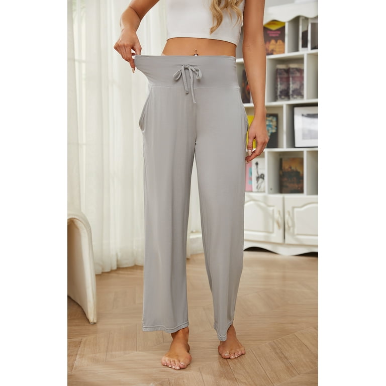 HEARTNICE Womens Pajama Pants, Soft Lounge Pants Lightweight High