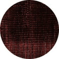 thumbnail image 1 of Ahgly Company Indoor Round Abstract Red Modern Area Rugs, 4' Round, 1 of 4
