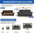 thumbnail image 7 of JIATER 4-Piece Sofa Cover Stretch Couch Cover Velvet Sofa Slipcover Furniture Protector with 3 Cushion Covers,Sofa Gray, 7 of 7
