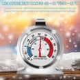 thumbnail image 4 of REJODA-4 Pack Refrigerator Thermometer, Freezer Thermometer, Large Dial Freezer Thermometer, Stainless Steel Fridge Thermometer with Red Indicator, for Home, Kitchen, 4 of 4