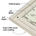 thumbnail image 6 of Americanflat 16x20 Picture Frame with Polished Plexiglass Hampton Collection Distressed Frames - Aspen White, 6 of 9