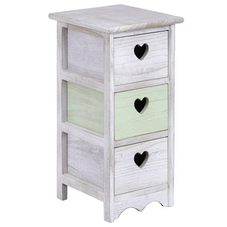 Wooden Bedside Table Nightstand Cabinet Bedroom Furniture W 3 Wooden Bedside Table Nightstand Cabinet Bedroom Furniture W 3 Storage Drawer 1 By