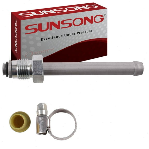Sunsong From Gear Power Steering Return Line End Fitting compatible with GMC Sierra 3500 HD 2007-2010