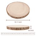 thumbnail image 2 of Wood Slices Maputune, 8 unidades, 25 a 28 cm, grandes, sin terminar, para bricolaje, 2 of 7