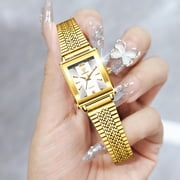 LIEBIG Gold Watches for Women Dainty Elegant Womens Watch Classic Vintage Fashion Square Ladies Quartz Watch Gifts