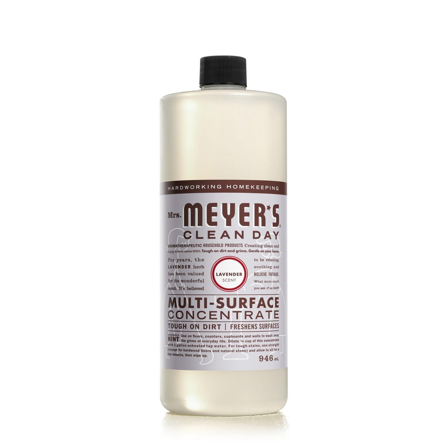 Mrs. Meyer’s Clean Day Multi-Surface Cleaner Concentrate, Lavender Scent, 946 ml