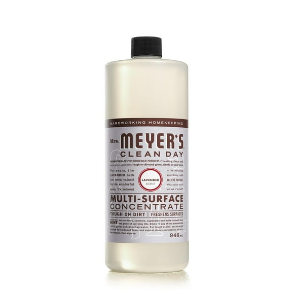 Mrs. Meyer's Clean Day Multi-Surface Concentrate All Purpose Cleaner, Lavender Scent, 946ml